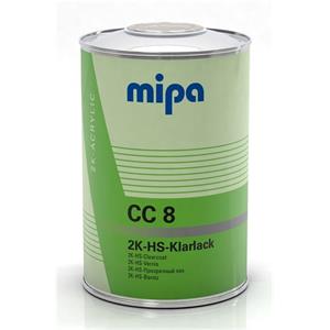 MIPA 2K HS Klarlack CC8 1 l, vysokolesklý rýchloschnúci bezfarebný autolak      